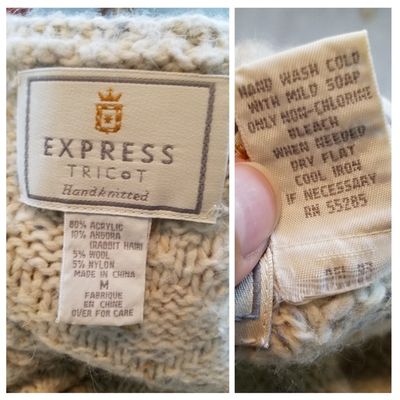 *Moved to @Foxtail90* EXPRESS TRICOT 90s Vintage Knit Cardigan - Picture 8 of 8